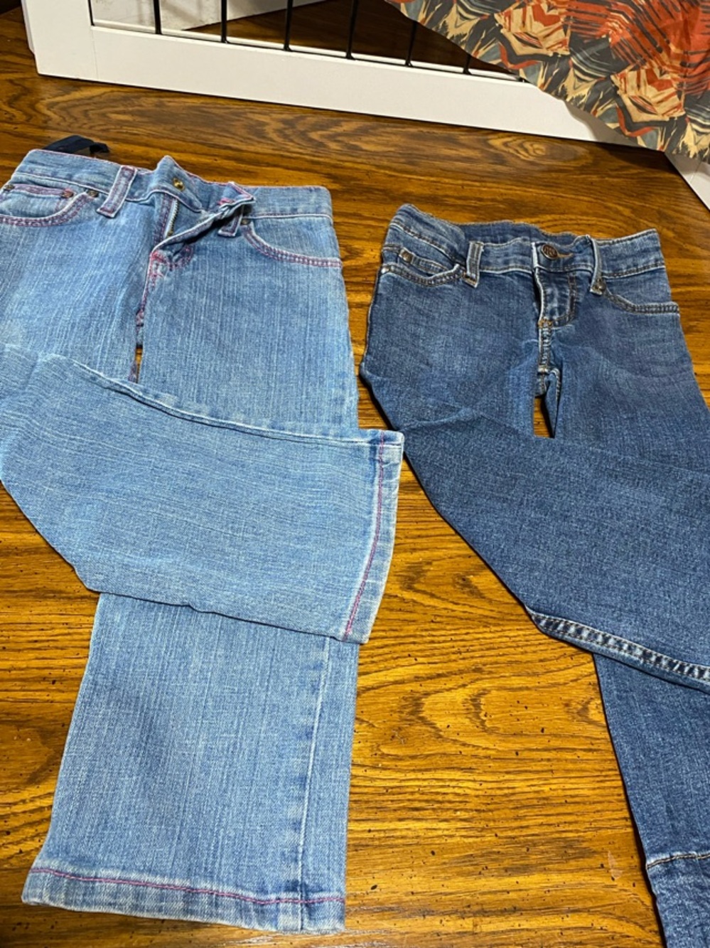 Wrangler girls Jeans Set in Light Blue and Dark Blue 4t